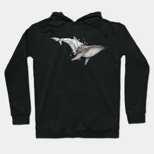 the blue whale Hoodie